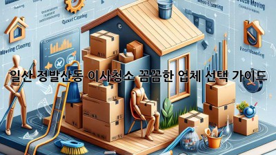 일산 정발산동 이사청소: 꼼꼼한 업체 선택 가이드