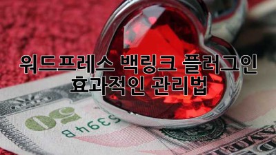 워드프레스 백링크 플러그인: 효과적인 관리법